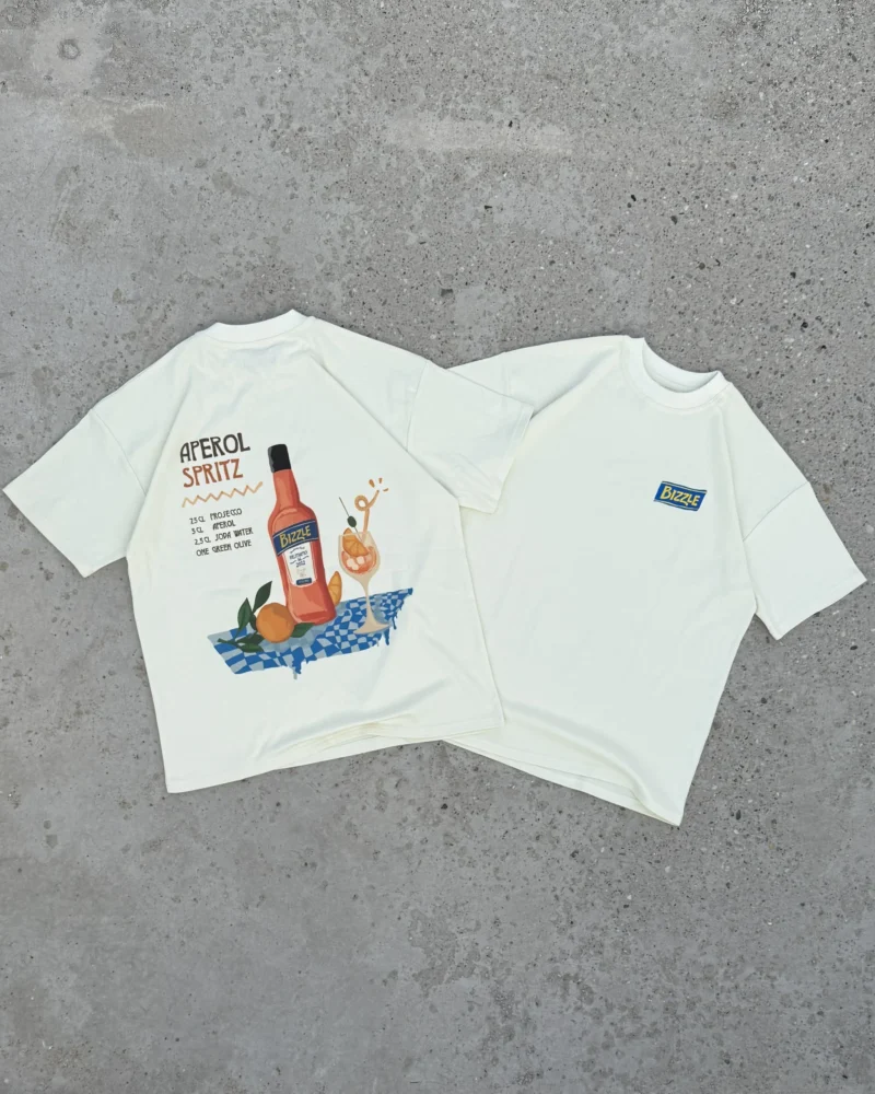 BIZZLE SPRITZ TEE VINTAGE WHITE