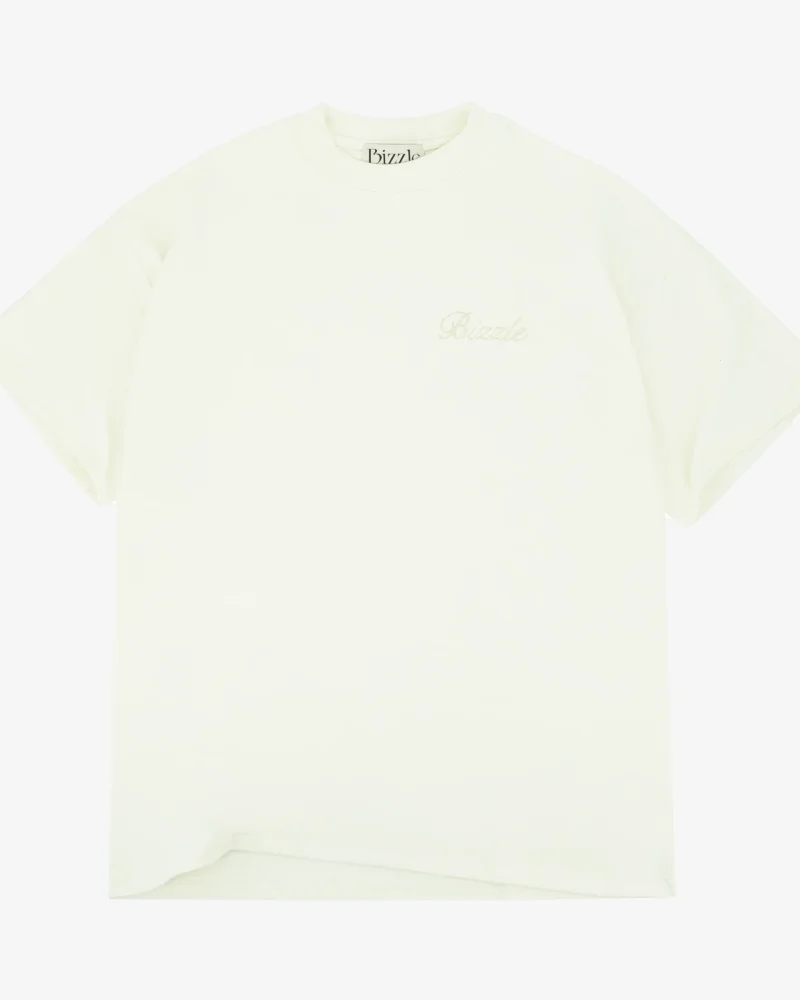 BIZZLE CAR TEE VINTAGE WHITE