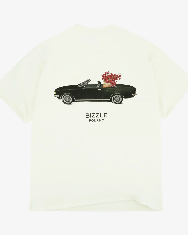 BIZZLE CAR TEE VINTAGE WHITE