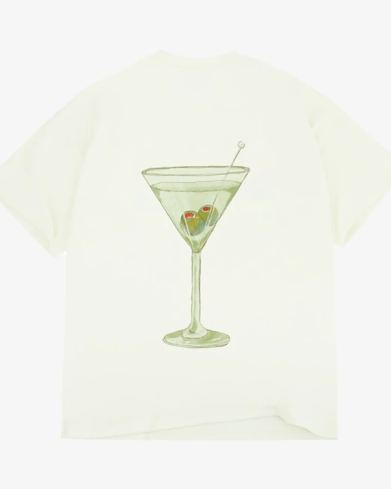 BIZZLE MARTINI TEE VINTAGE WHITE