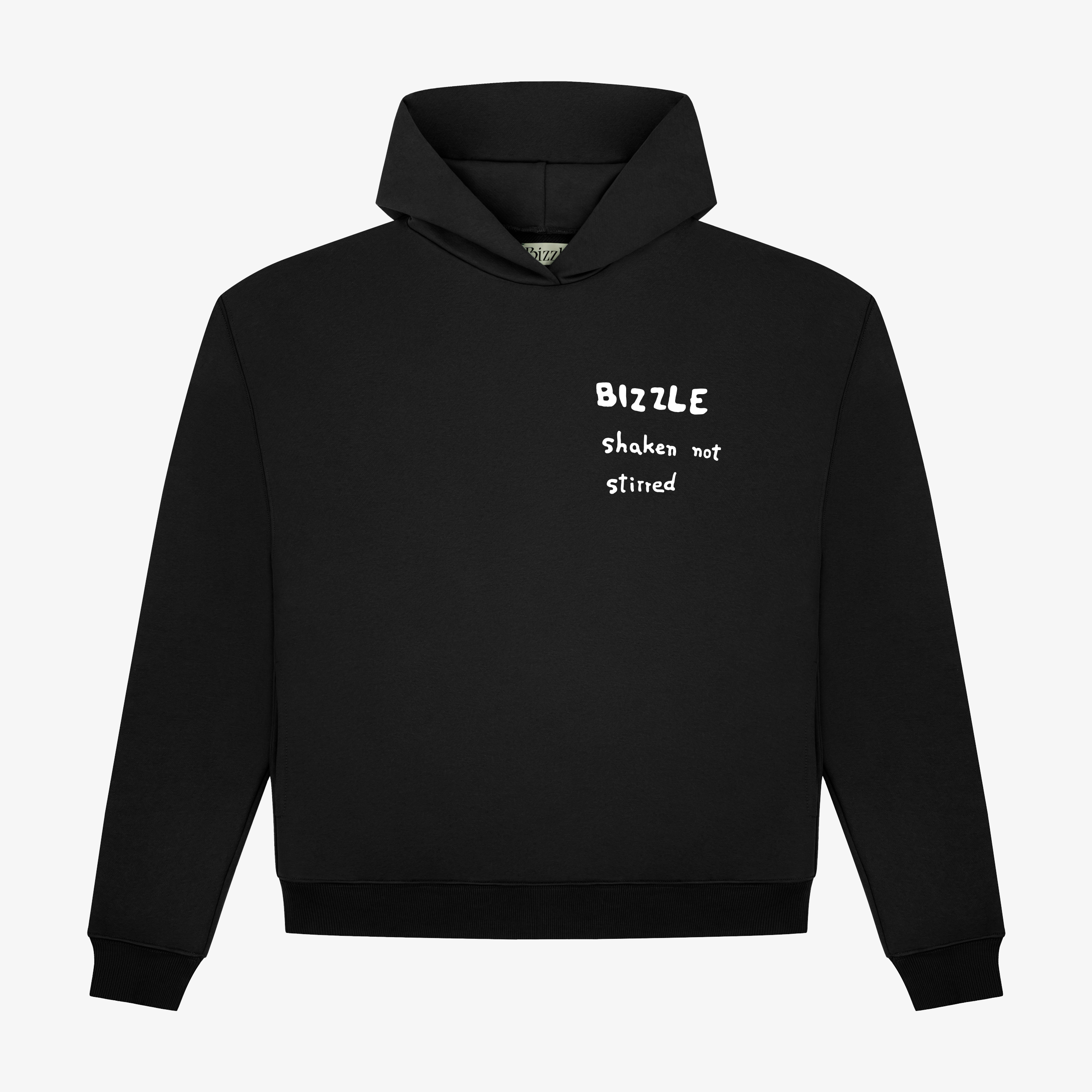 BIZZLE ORGANIC MARTINI HOODIE BLACK - Image 2