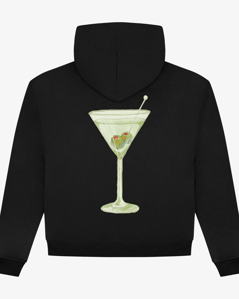 BIZZLE ORGANIC MARTINI HOODIE BLACK