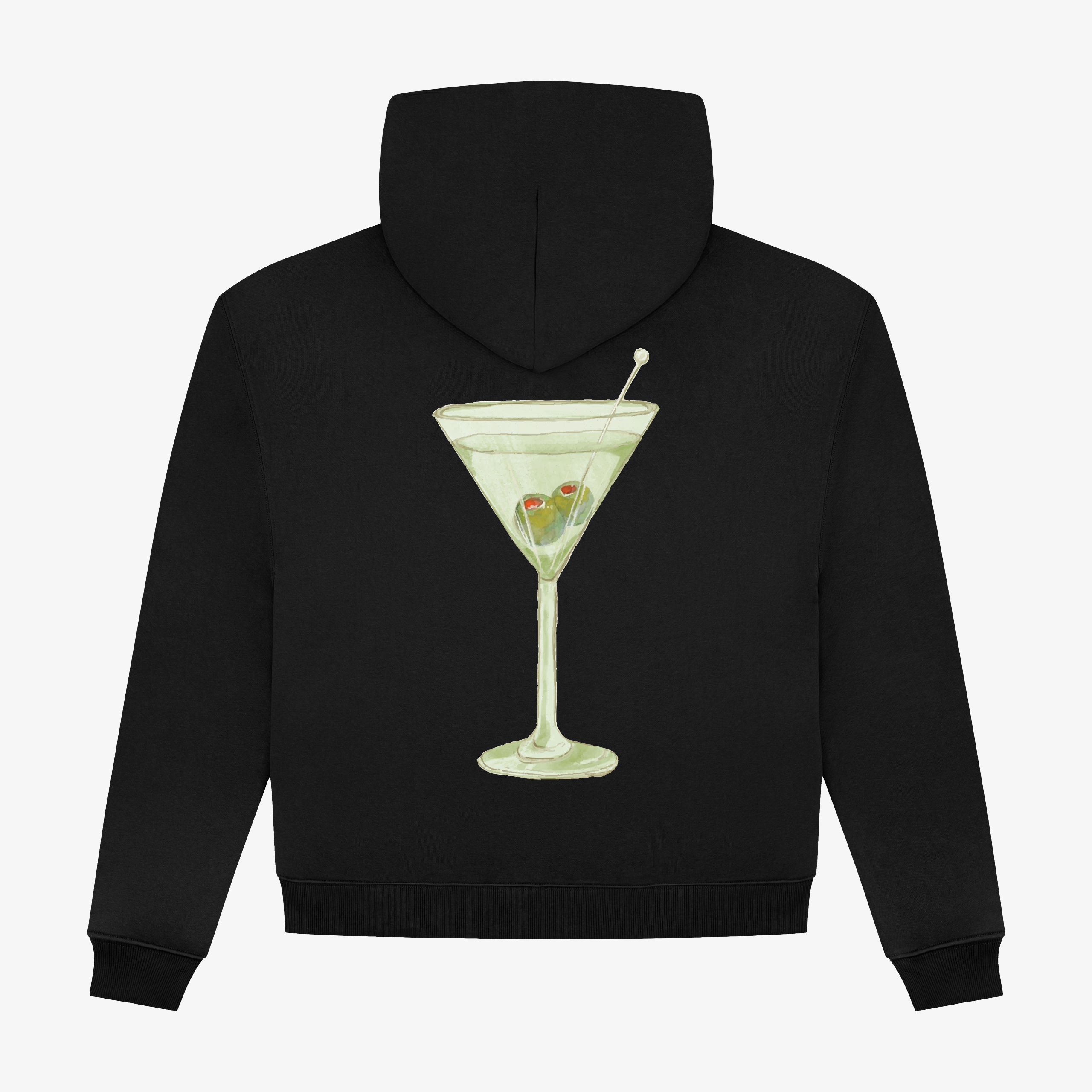 BIZZLE ORGANIC MARTINI HOODIE BLACK