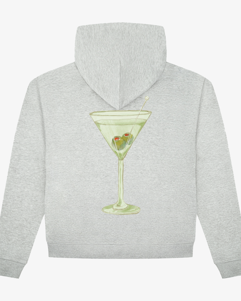BIZZLE ORGANIC MARTINI HOODIE LIGHT GREY